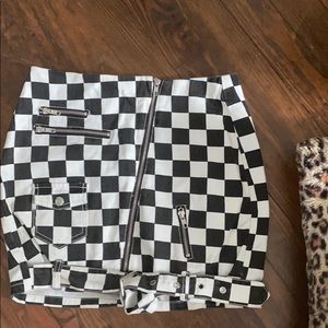 Checkered skirt